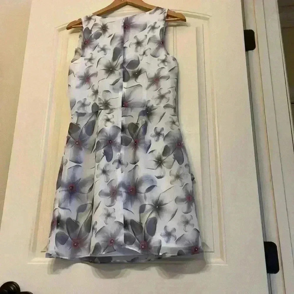 Lauren Conrad "Patrick and Miley" Flowered Sleeveless Spring Summer Dress size 8 - Picture 4 of 7